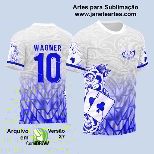 Arte Vetor Camisa InterClasse Carta Naipe 2023 Branca Modelo 5 Arte Vetor Camisa InterClasse Carta Naipe 2023 Branca Modelo 5