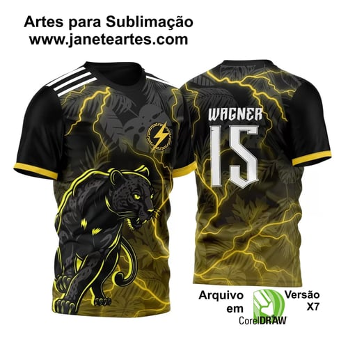 Arte Vetor Camisa Para InterClasse Pantera Negra Folhagens e Raios 2023 Arte Vetor Camisa Para InterClasse Pantera Negra Folhagens e Raios 2023