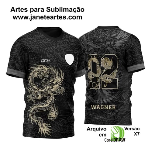 Arte Vetor Camisa Para InterClasse Dragão Dourado 2023 Arte Vetor Camisa Para InterClasse Dragão Dourado 2023
