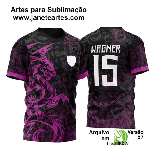 Arte Vetor Camisa Para InterClasse Dragões Rosa Tribal 2023 Arte Vetor Camisa Para InterClasse Dragões Rosa Tribal 2023