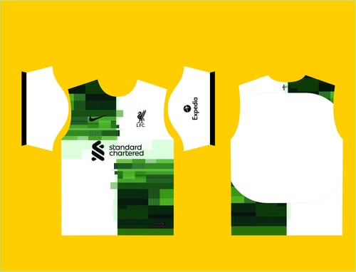 Arte Vetor Camisa LIVERPOOL RESERVA 2023 - 2024