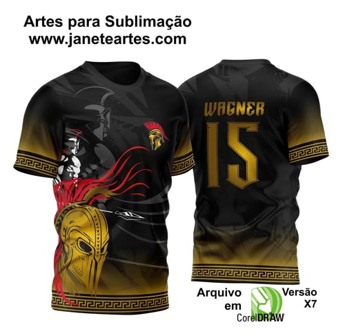 Arte Vetor Camisa InterClasse Spartanos 2023 Modelo 3 Arte Vetor Camisa InterClasse Spartanos 2023 Modelo 3