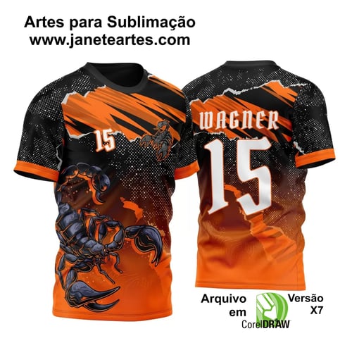 Arte Vetor Camisa Para Atlética Acadêmica e InterClasse Escorpião 2023 Arte Vetor Camisa Para Atlética Acadêmica e InterClasse Escorpião 2023
