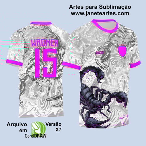Arte Vetor Camisa Para Atlética Acadêmica e InterClasse Escorpião 2023 Arte Vetor Camisa Para Atlética Acadêmica e InterClasse Escorpião 2023