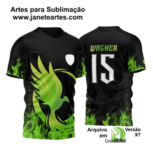 Arte Vetor Camisa Para Atlética Acadêmica e InterClasse Fenix 2023 Arte Vetor Camisa Para Atlética Acadêmica e InterClasse Fenix 2023