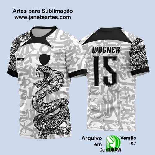Arte Vetor Camisa Para Atlética Acadêmica e InterClasse Cobra 2023 Arte Vetor Camisa Para Atlética Acadêmica e InterClasse Cobra 2023