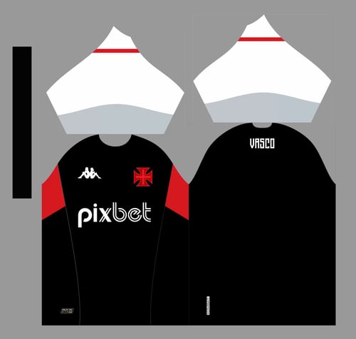 Arte Vetor Camisa Time Vasco da Gama Treino 2023 Arte Vetor Camisa Time Vasco da Gama Treino 2023