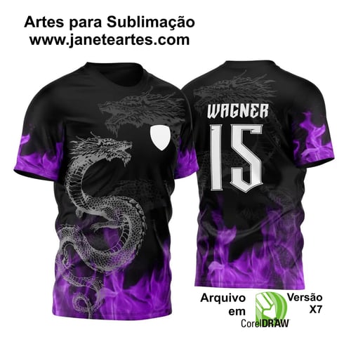 Arte Vetor Camisa InterClasse Dragão e Fogo 2023 Arte Vetor Camisa InterClasse Dragão e Fogo 2023