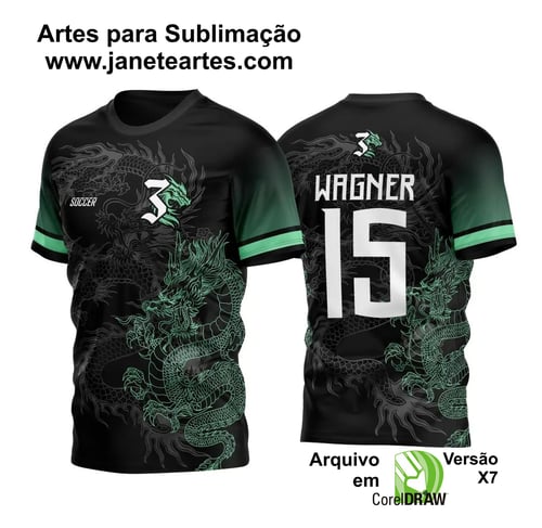 Arte Vetor Camisa InterClasse Dragão Verde 2023 Arte Vetor Camisa InterClasse Dragão Verde 2023