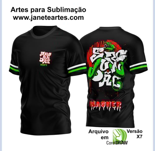 Arte Vetor Camisa Segundão 2024 Cobra Verde Arte Vetor Camisa Segundão 2024 Cobra Verde
