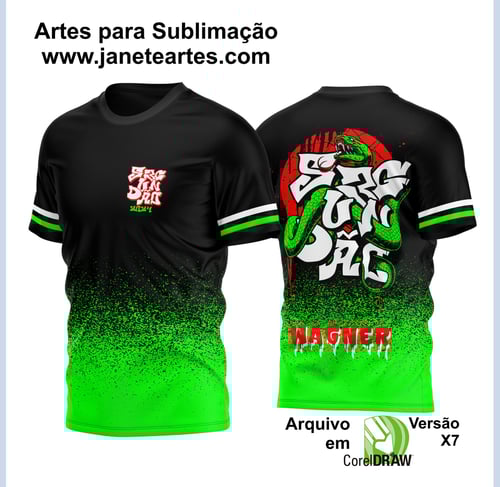 Arte Vetor Camisa Segundão 2024 Cobra Verde Arte Vetor Camisa Segundão 2024 Cobra Verde