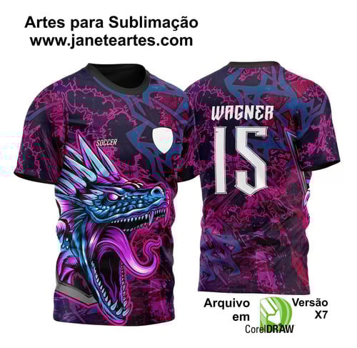 Arte Vetor Camisa InterClasse Dragão Roxo 2024 Arte Vetor Camisa InterClasse Dragão Roxo 2024