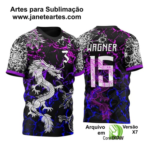 Arte Vetor Camisa InterClasse Time Dragão 2024