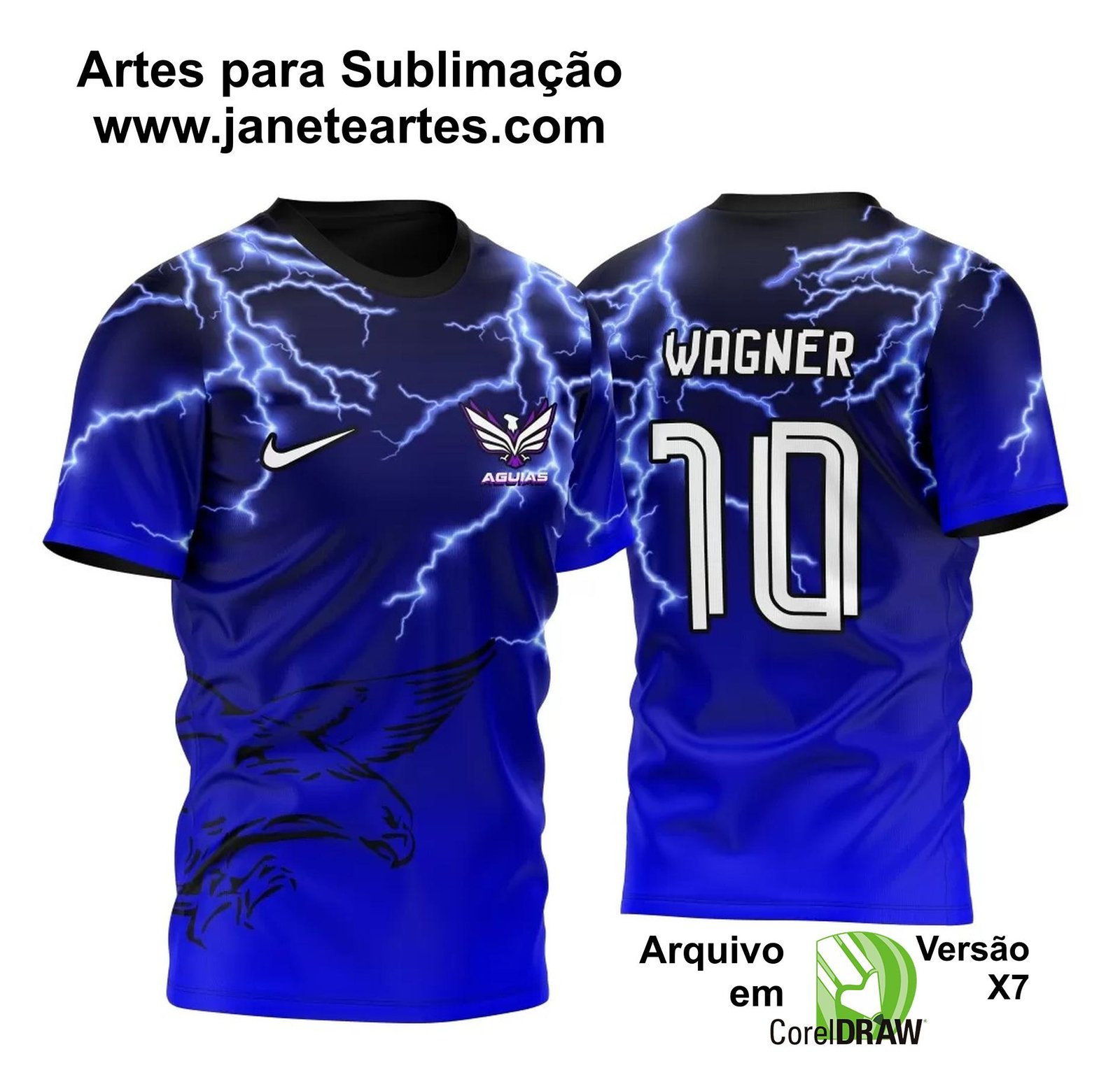 Arte Vetor Camisa InterClasse Águia Modelo 3 2023