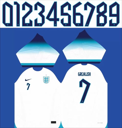 Arte Vetor Camisa Inglaterra Tittular 2022-23 x7 Arte Vetor Camisa Inglaterra Tittular 2022-23 x7