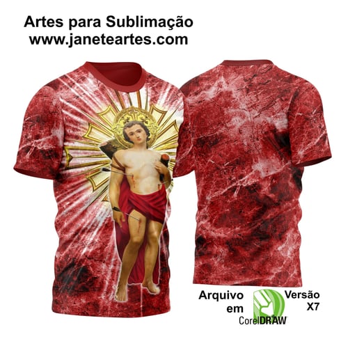 Arte Vetor Camisa São Sebastião 2024 Arte Vetor Camisa São Sebastião 2024