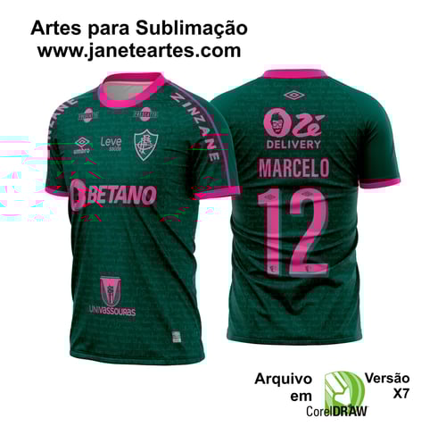 Arte Vetor Camisa Fluminense Terceira 2023-24 x7 Arte Vetor Camisa Fluminense Terceira 2023-24 x7