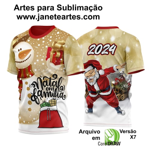 Arte Vetor Camisa Natalina - Natal em Família 2023 2024 Modelo 07 Arte Vetor Camisa Natalina - Natal em Família 2023 2024 Modelo 07