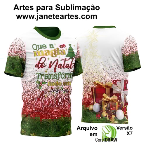 Estampa Camisa de Natal 2023 - Sublimação - Modelo 05 Estampa Camisa de Natal 2023 - Sublimação - Modelo 05