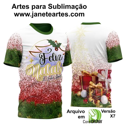Estampa Camisa de Natal 2023 - Sublimação - Modelo 12 Estampa Camisa de Natal 2023 - Sublimação - Modelo 12