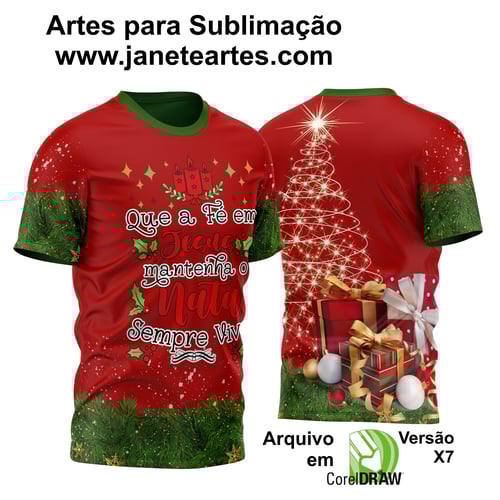 Estampa Camisa de Natal 2023 - Sublimação - Modelo 13 Estampa Camisa de Natal 2023 - Sublimação - Modelo 13