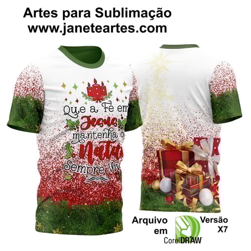 Estampa Camisa de Natal 2023 - Sublimação - Modelo 18 Estampa Camisa de Natal 2023 - Sublimação - Modelo 18