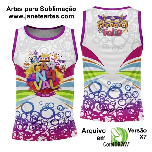 Arte Camisa Bloco Abadá Sublimação Carnaval 2025 - Modelo 07 Arte Camisa Bloco Abadá Sublimação Carnaval 2025 - Modelo 07
