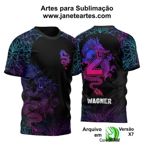 Arte Vetor Camisa Segundão 2024 Dragão Modelo 01 Arte Vetor Camisa Segundão 2024 Dragão Modelo 01