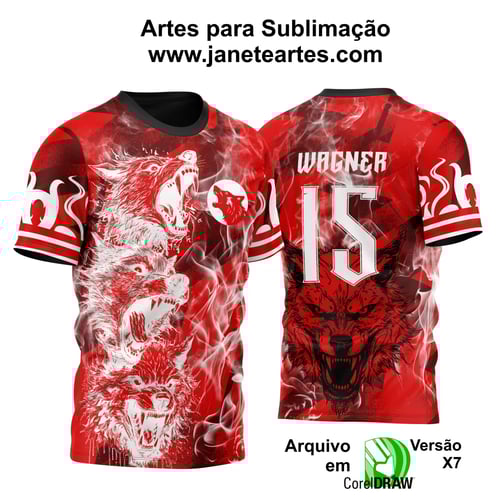Arte Vetor Camisa InterClasse 2024 Quatro Lobos Modelo 02 Arte Vetor Camisa InterClasse 2024 Quatro Lobos Modelo 02