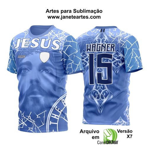 Arte Vetor Estampa Camisa Time Jesus Arte Vetor Estampa Camisa Time Jesus