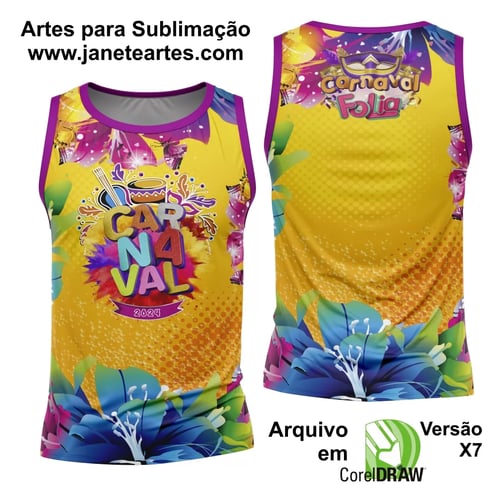 Arte Camisa Bloco Abadá Sublimação Carnaval 2025 - Modelo 46 Arte Camisa Bloco Abadá Sublimação Carnaval 2025 - Modelo 46