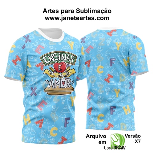 Arte Vetor Estampa Camisa Professor Educação 2024 Modelo 02 Arte Vetor Estampa Camisa Professor Educação 2024 Modelo 02