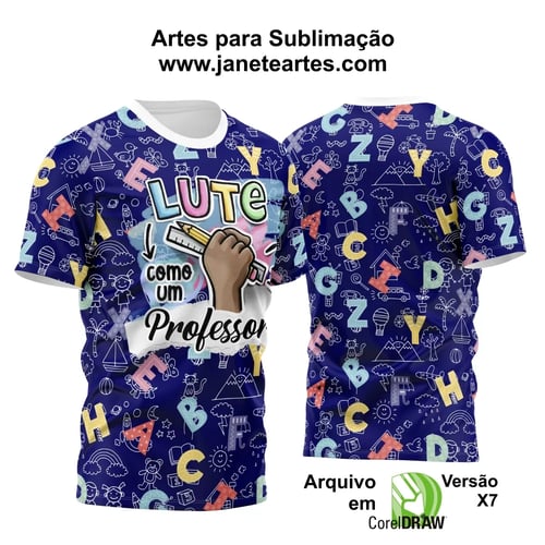 Arte Vetor Estampa Camisa Professor Educação 2024 Modelo 05 Arte Vetor Estampa Camisa Professor Educação 2024 Modelo 05