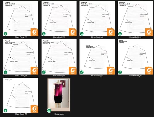 Molde de Costura Para Imprimir Camiseta - 29 - Blusa Godê Molde de Costura Para Imprimir Camiseta - 29 - Blusa Godê