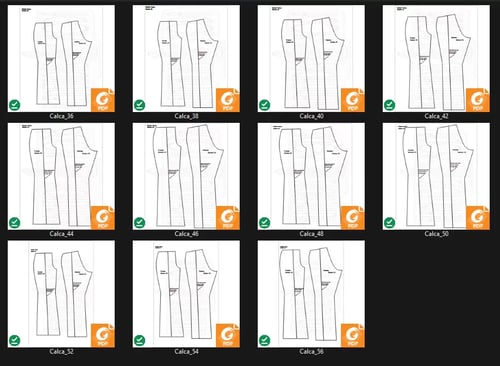 Molde de Costura Para Imprimir Camiseta - 51 - Calça Social