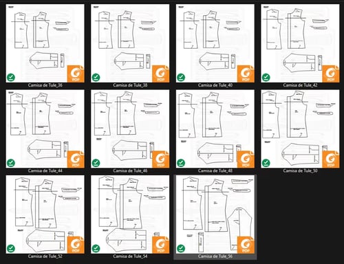 Molde de Costura Para Imprimir Camiseta - 54 - Camisa de Tule