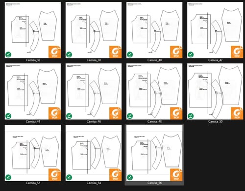 Molde de Costura Para Imprimir Camiseta - 58 - Camisa ombro a ombro