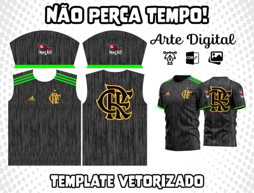 Arte Vetor Camisa do Flamengo