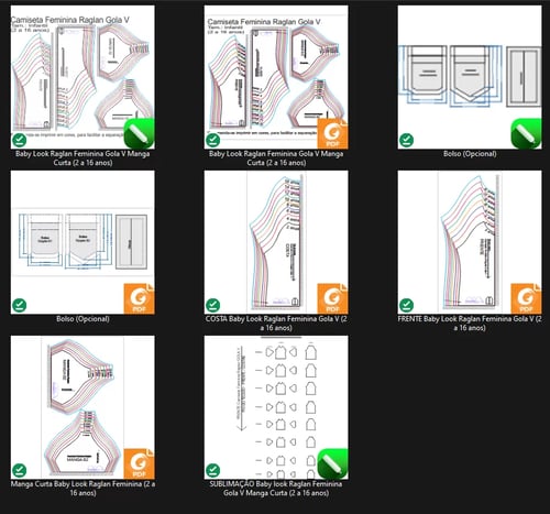 Molde de Costura Para Imprimir Camiseta Infantil - 05 - Baby Look Raglan Gola V (2 a 16 anos) Molde de Costura Para Imprimir Camiseta Infantil - 05 - Baby Look Raglan Gola V (2 a 16 anos)