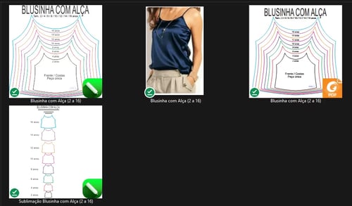 Molde de Costura Para Imprimir Camiseta Infantil - 46 - Blusinha com Alça (2 a 16) Molde de Costura Para Imprimir Camiseta Infantil - 46 - Blusinha com Alça (2 a 16)