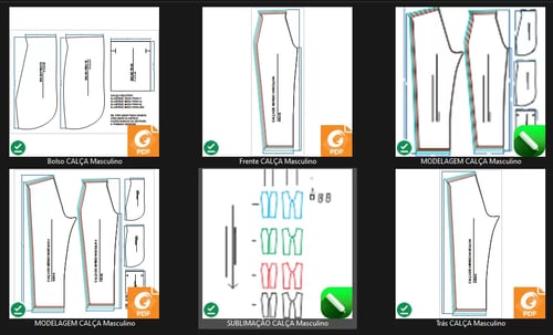 Molde de Costura Para Imprimir Camiseta - 07 - Calça de Moletom Masculina (P ao GG) Molde de Costura Para Imprimir Camiseta - 07 - Calça de Moletom Masculina (P ao GG)