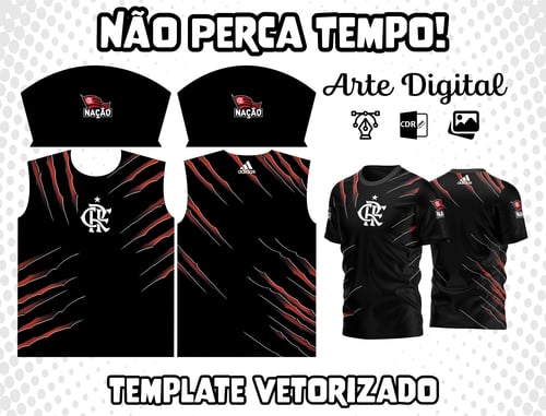 Arte Camisa do Flamengo