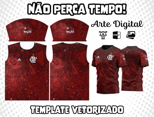 Arte Camisa do Flamengo
