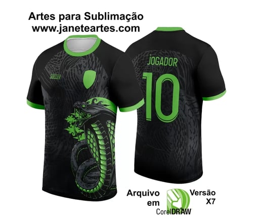 Arte Vetor Camisa InterClasse 2024 Modelo 43 Cobra