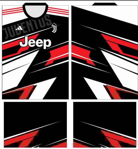 Arte Vetor Estampa Camisa Juventus Conceito 2023