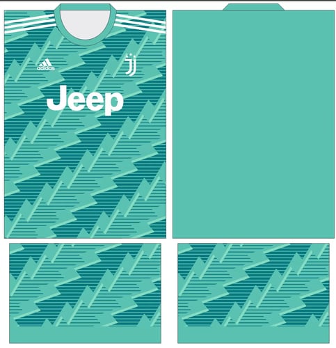 Arte Vetor Estampa Camisa Juventus Conceito 2022 - 2