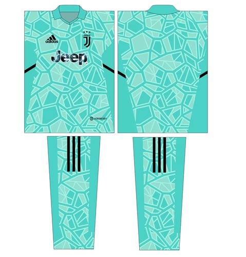 Arte Vetor Estampa Camisa Juventus Goleiro 2022 - 2023 Arte Vetor Estampa Camisa Juventus Goleiro 2022 - 2023
