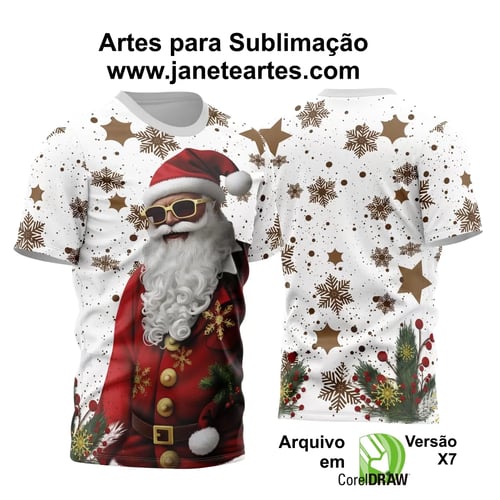 Estampa Camisa de Natal 2023 - Sublimação - Modelo 20 Estampa Camisa de Natal 2023 - Sublimação - Modelo 20