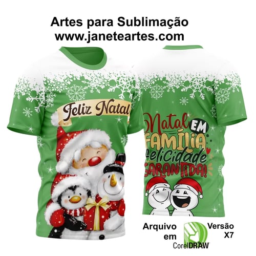 Estampa Camisa de Natal 2023 - Sublimação - Modelo 23 Estampa Camisa de Natal 2023 - Sublimação - Modelo 23