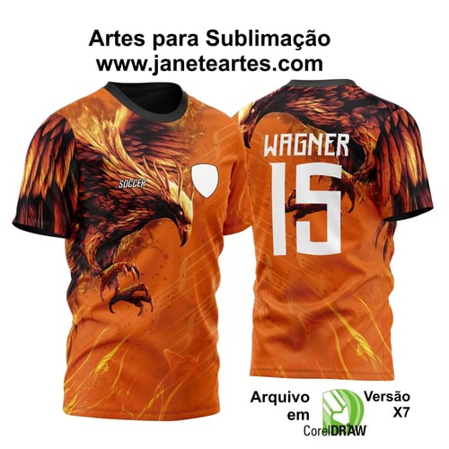 Arte Vetor Camisa InterClasse Fenix Fogo 2024 Modelo 01